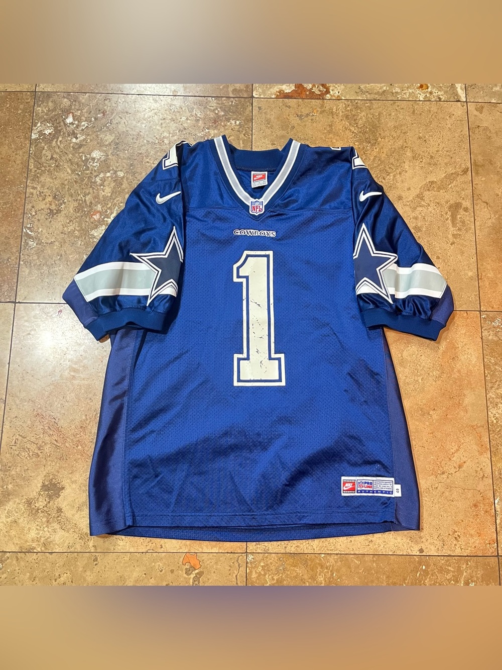 Vintage 90s Nike Team Dallas Cowboys NFL Pro Line Jersey Size XL 48